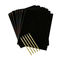 Bertie® Scratch Art Paper 18.5 x 25.3cm 25pc - Product Image 2