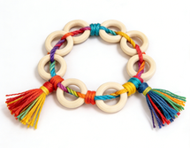 Bertie® Wooden Rings 4.5cm 20pc - Product Image 2