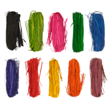 Tjanpi Coloured Raffia Assorted Colours 25g 20pc - Default Image