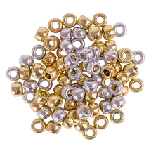Pony Beads Gold & Silver 250g - Default Image