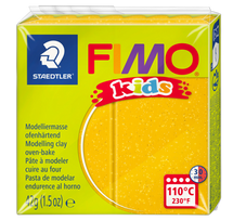 Staedtler® FIMO Kids Oven Bake Clay Glitter Gold 42g - Default Image