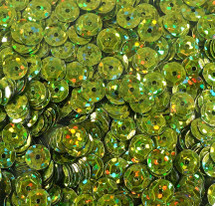 Sequin Pack Lime 8mm 35g 