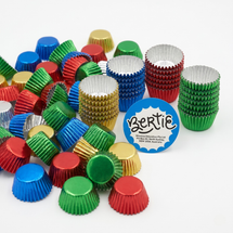 Bertie® Patty Pans Mini Foil Asst 2.7cm 100pc - Default Image