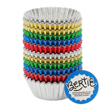 Bertie® Patty Pans Mini Foil Asst 2.7cm 100pc - Default Image