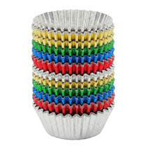 Bertie® Patty Pans Mini Foil Asst 2.7cm 100pc - Default Image