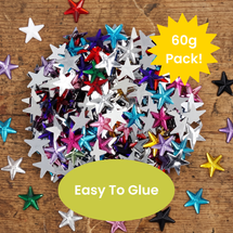 Rhinestone Stars Asst 60g - Second Image
