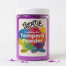 Bertie® Tempera Paint Powder Fluorescent Purple 300g