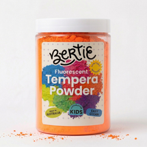 Bertie® Tempera Paint Powder Fluorescent Orange 300g