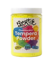 Bertie® Tempera Paint Powder Fluorescent Yellow 300g