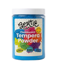 Bertie® Tempera Paint Powder Fluorescent Blue 300g