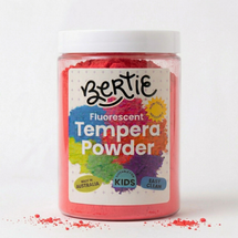 Bertie® Tempera Paint Powder Fluorescent Red 300g