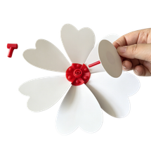 Bertie® Decorate-Your-Own Windmill 12pc - Default Image
