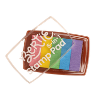 Bertie® Washable 5-in-1 Stamp Pad Pastels 12x8.2cm - Default Image
