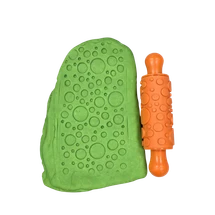 Bertie® Patterned Plastic Rolling Pins Asst 17.5cm 5pc - Product Image 2