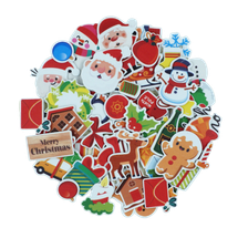 Foam Die Cut Stickers Christmas 60pc - Default Image