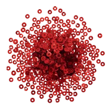 Sequin Pack Asst Sizes Red 35g 