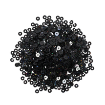 Sequin Pack 6mm Black 35g 