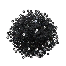 Sequin Pack 6mm Black 35g 