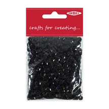 Sequin Pack 6mm Black 35g  - Second Image