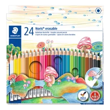 Staedtler® Noris® Erasable Coloured Pencils Asst 24pc - Default Image