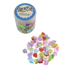 Bertie® Glitter Sequin Shells Assorted Colours 50g
