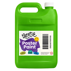 Bertie® Washable Poster Paint Lime 5L - Default Image
