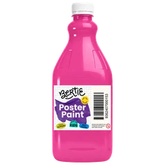 Bertie® Washable Poster Paint Pink 2L - Default Image
