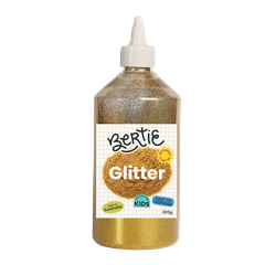 Bertie® Glitter Powder Craft Material Gold 300g - Default Image