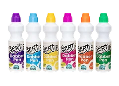Bertie® Dot Painting Dabber Pens Assorted Colours 70mL 6pc - Default Image