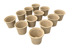 Bertie® Papier Mache Flower Pots 12pc - Product Image 2