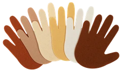 Acrylic Felt Hands Felt Hands Tonal 60pc - Default Image