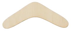 Wooden Boomerangs 12pc - Default Image