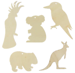 Wooden Australian Animals Set 20pc - Default Image
