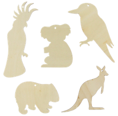 Wooden Australian Animals Set 20pc - Default Image
