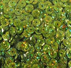 Sequin Pack Lime 8mm 35g 