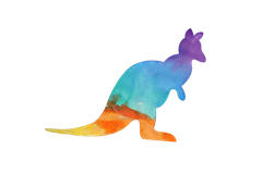 Bertie® Colour Diffusing Australian Animals 25cm 60pc - Default Image