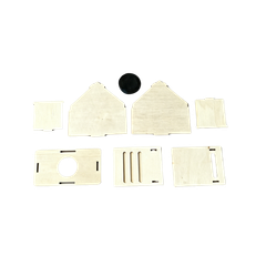 Bertie® Decorate-Your-Own Wooden Moneybox 12pc - Product Image 2