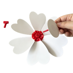 Bertie® Decorate-Your-Own Windmill 12pc - Default Image