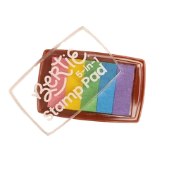 Bertie® Washable 5-in-1 Stamp Pad Pastels 12x8.2cm - Product Image 2