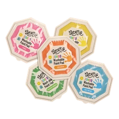 Bertie® Jumbo Washable Paint Pads Asst 6pc - Default Image