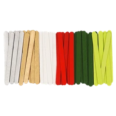 Wood Craft Sticks Christmas 100pc - Product Image 2