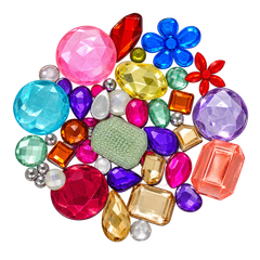 Rhinestones Tub Asst 100g - Second Image