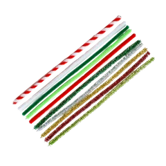 Christmas Chenille Sticks Asst 250pc - Product Image 2