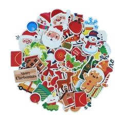 Foam Die Cut Stickers Christmas 60pc - Default Image