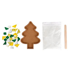 Bertie® Christmas Mosaic Set 13cm 6pc - Default Image