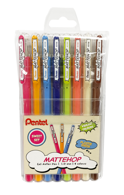 8ne0kb7jal1tn984214rn08k6r-12672_Pentel_Gel_Mattehop_Pen_Assorted_2_Sweet_Set_1mm_8pc_Front_1.png
