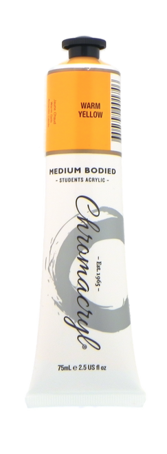 qmch0m11t14gnbrbm0fj84s947-11750_Chromacryl_Acrylic_Paint_Warm_Yellow_75ml_Front_2.png