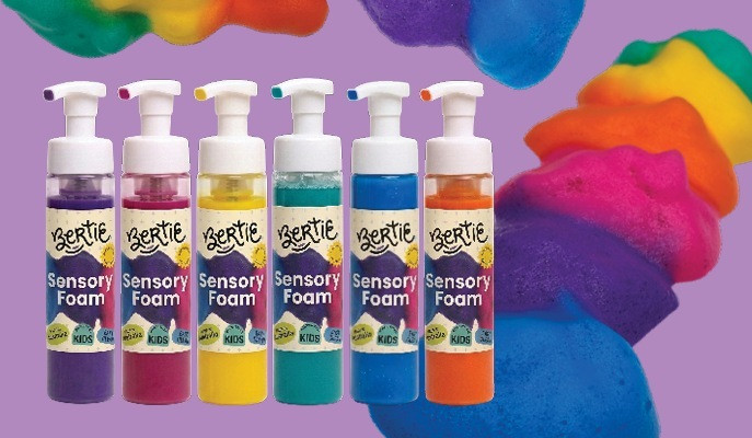 Bertie® Sensory Foam Finger Paint – supports creativity and hands-on sensory learning