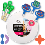 Brushes, Canvas & Accessories