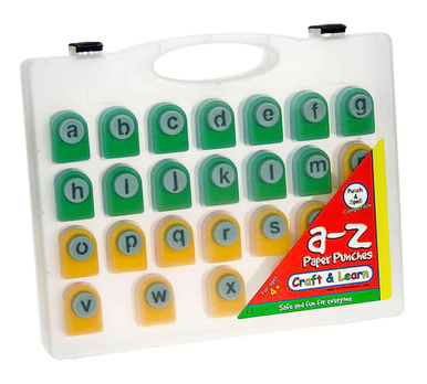Alphabet Paper Punches 26pc - Marmadukes